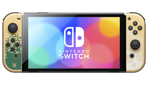 Nintendo Switch OLED 64GB The Legend of Zelda: Tears of the Kingdom Edition  cor verde e dourado e preto